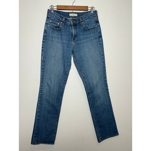 Levi's Straight Leg 505 Blue Jeans Size 6 Long - Picture 1 of 4